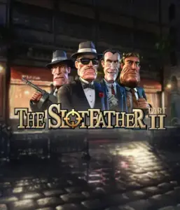 Dive into the shadowy world of The Slotfather Part II game by Betsoft, showcasing four iconic mafia characters set against a moody urban backdrop. This graphic portrays the dramatic essence of the mobster lifestyle with its striking character design and ominous setting. Ideal for players attracted to mafia stories, delivering a gripping gaming experience. 